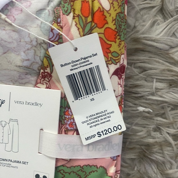 NWT Vera Bradley Mickey’s Promenade Pajama Set - Picture 7 of 11